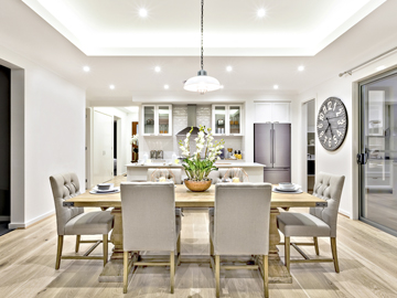 renovated dinning room and kitchen